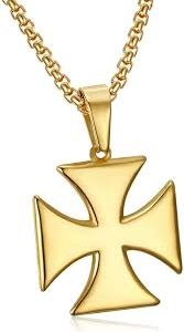 Pendentif Croix Templière - Élégance et Mystère