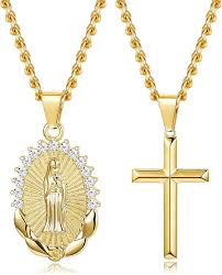 Pendentif Femme Plaqué Or - Élégance et Spiritualité