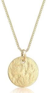 Pendentif Martelé Sterling Elli - Élégance et Style pour Femme