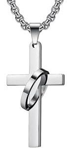 Collier Pendentif Entrelacés en Acier Inoxydable - Élégance Unisexe