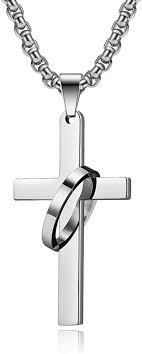 Collier Pendentif Entrelacés en Acier Inoxydable - Élégance Unisexe