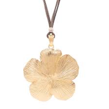 Collier Femme Grande Fleur Pendentif - Élégance et Style