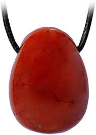 Pendentif en Jaspe Rouge - Élégance et Énergie
