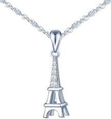 Pendentif Romantique Tour Eiffel - Élégance et Charme