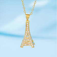 Collier Tempérament avec Pendentif Tour Eiffel - Élégance Parisienne