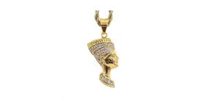 Pendentif Néfertiti Étincelant - Élégance Égyptienne