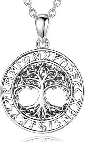 Pendentif Yggdrasil Inoxydable - L'Arbre de Vie Viking