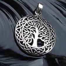 Collier Celtique Arbre en Argent - Pendentif Arbre de Vie