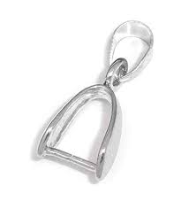 Bélières Attache Pendentif en Métal Argenté - Élégance et Durabilité