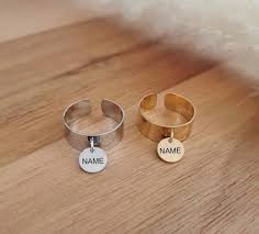 Bague Acier Inoxydable Ajustable - Élégance et Durabilité