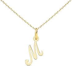 Collier Pendentif Lettre Chaine Dorée - Élégance Personnalisée