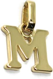 Pendentif Lettre en Or de Carats - Élégance Personnalisée