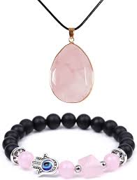 Pendentif en Quartz Rose Soulnioi - Équilibre et Méditation