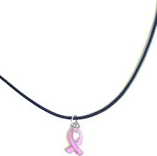 Collier Cordon Pendentif Contre Cancer - Pendentif Octobre Rose