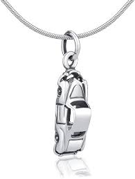 Pendentif Homme Argent Voiture - Élégance et Style