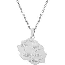 Pendentif Géométrie Clavicule Patriotique – Élégance Réunionnaise
