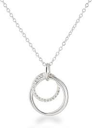 Pendentif en Argent Schöner SD avec Anneaux Élégants