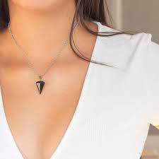 Pendentif Pendule Énergétique en Inoxydable Semi Précieuse - NILUXE DESIGN