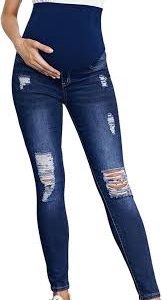 Jean Grossesse Confortable pour une Maternité Élégante