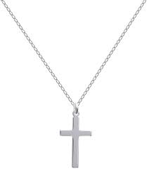 Pendentif Croix Chrétienne en Argent - Élégance et Spiritualité