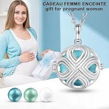 Collier Grossesse Éternité Médaillon Enceinte - Élégance et Symbolisme