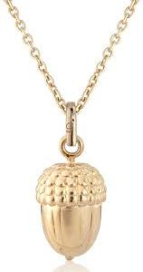 Pendentif Gland Gemma Rose - Élégance et Originalité