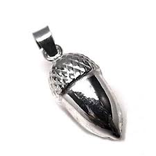 Pendentif Argent Sterling Forme Gland - Élégance et Originalité