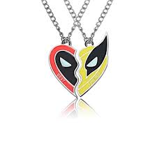Collier Pendentif Personnes Sterling - Deadpool et Wolverine