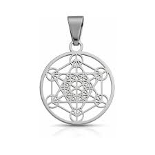 Pendentif Metatron en Acier Inoxydable - Élégance et Spiritualité