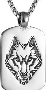 Pendentif Loup Nordique : Élégance et Puissance