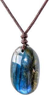 Pendentif en Labradorite Naturelle - L'Élégance Énergétique