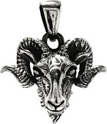 Pendentif Tête Bélier en Argent Sterling - Élégance et Symbolisme