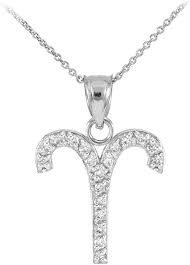 Collier Pendentif Bélier Zodiaque en Diamant - Élégance et Symbolisme