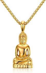 Pendentif Bouddha en Inoxydable : Élégance et Spiritualité