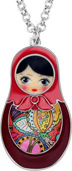 Pendentif Douce Matriochka : Un Bijou Unique pour Adolescents