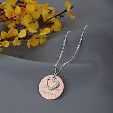 Collier Pendentif Bicolore Vanbelle Sterling - Je T'aime Maman
