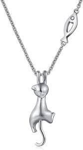 Collier Pendentif Chat en Argent - Élégance et Charme