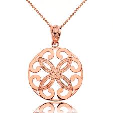 Collier Pendentif en Or Rose - Élégance et Raffinement