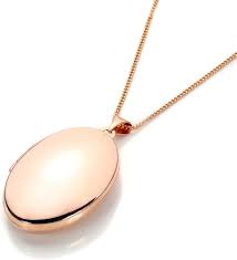 Collier Pendentif Médaillon en Or Rose - Élégance et Éclat
