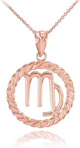 Collier Pendentif Vierge Zodiaque Cercle - Élégance et Spiritualité