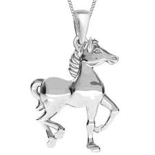 Pendentif Cheval en Argent 925 pour Fille – Élégance et Originalité